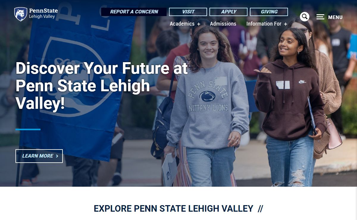 Homepage | Penn State Lehigh Valley