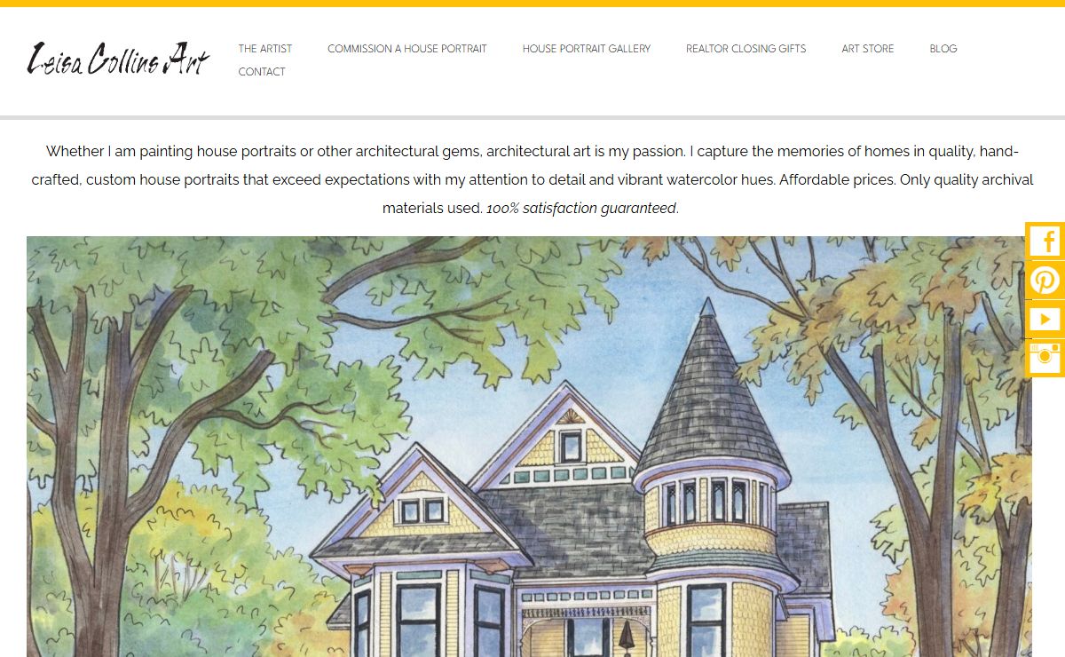 Home Portrait | Custom House Portrait Online