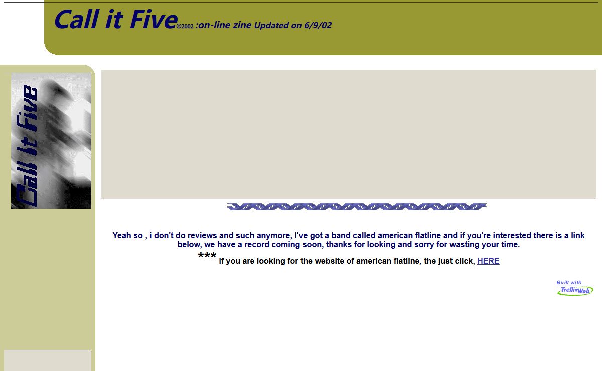 Call it Five