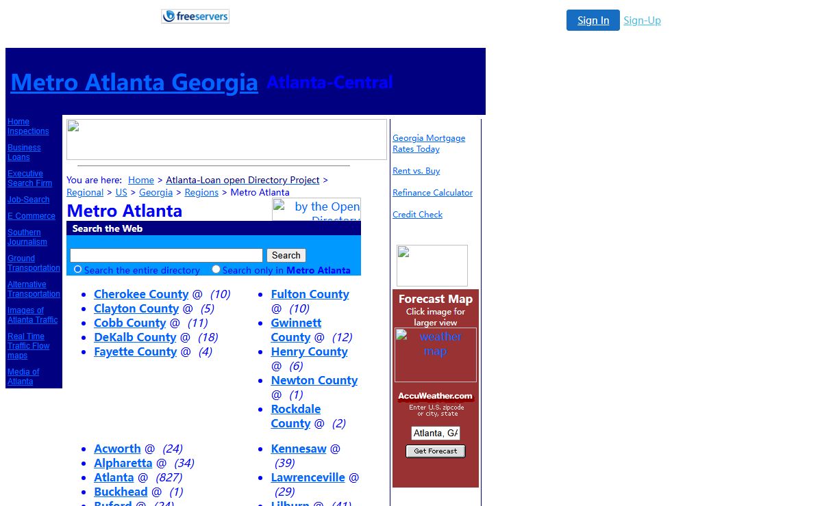 Open Directory Atlanta Central
