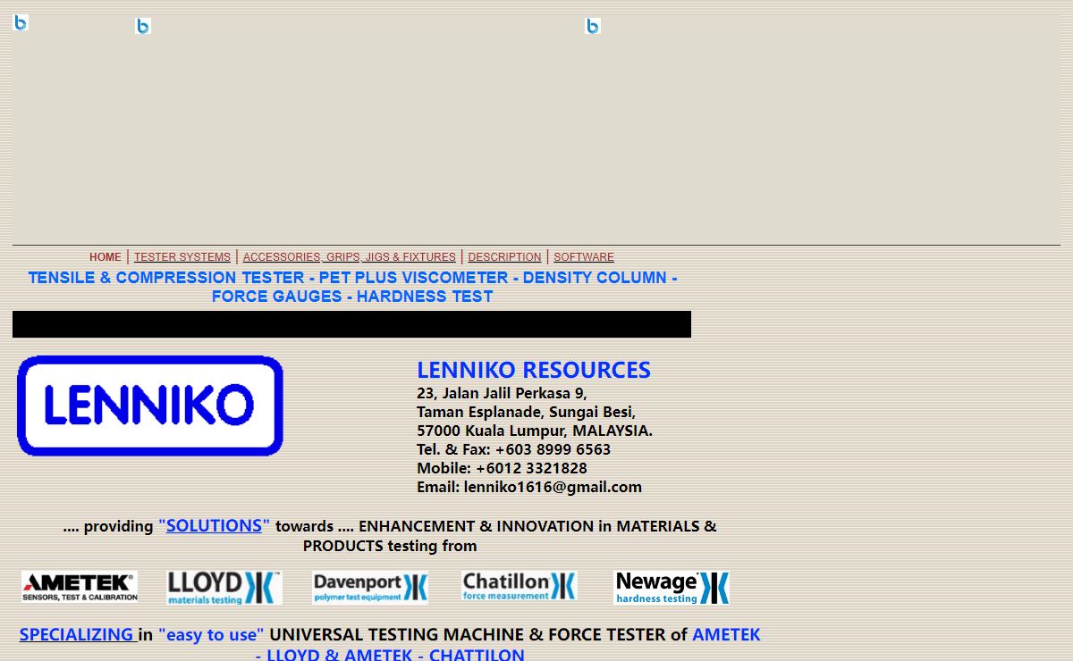 Ametek - Lloyd - Davenport - Chatillon - Newage