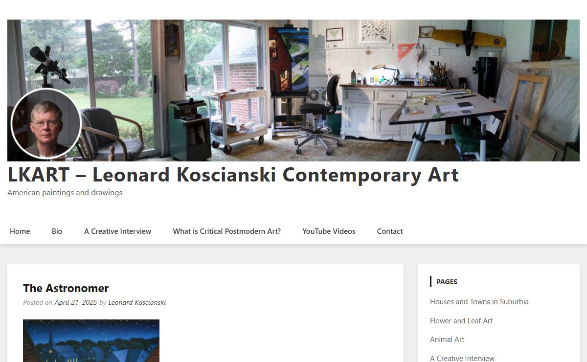 LKART – Leonard Koscianski Contemporary Art – American paintings and drawings