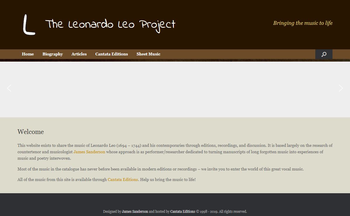 The Leonardo Leo Project – Celebrating the music of Leonardo Leo