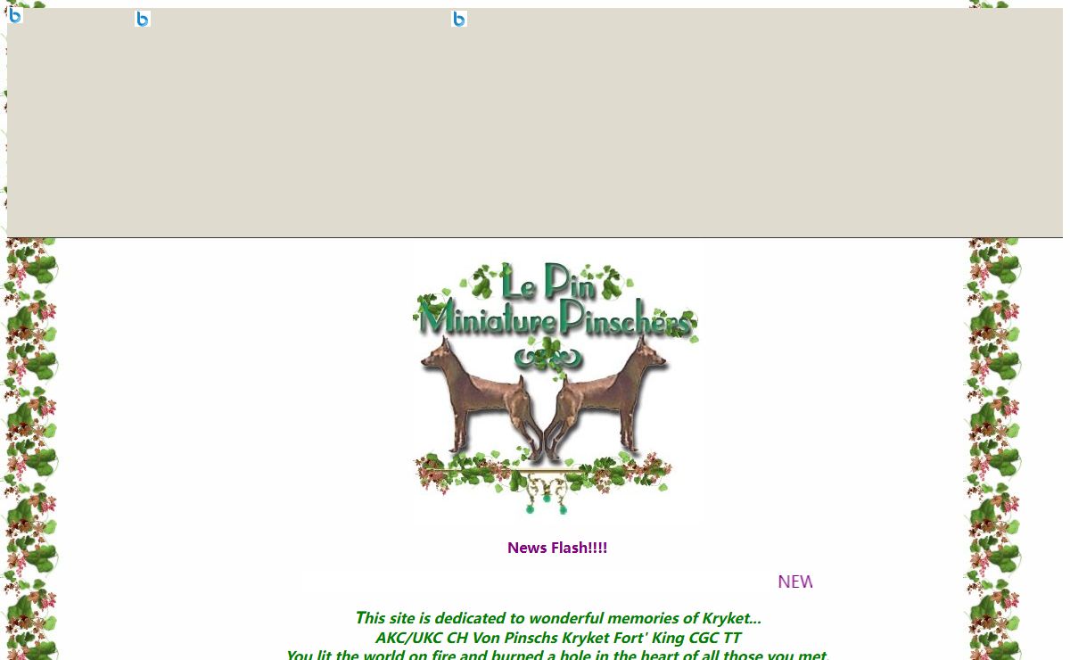 Le Pin Miniature Pinschers