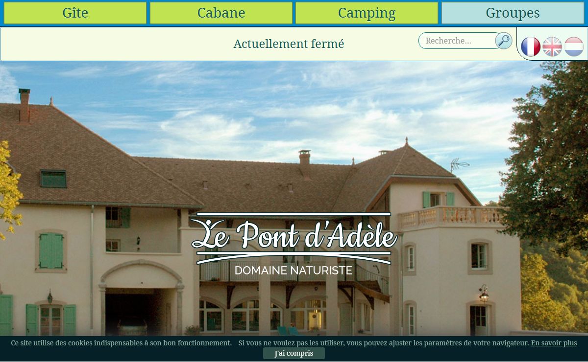 Domaine naturiste “Le Pont d'Adèleˮ, Gîtes, Piscine, SPA en Rhône Alpes, Isère