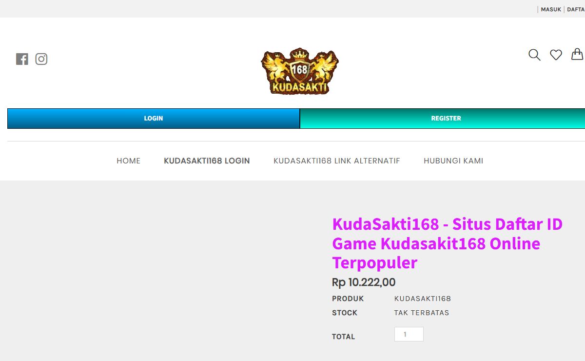 KudaSakti168 - Situs Daftar ID Game Kudasakit168 Online Terpopuler