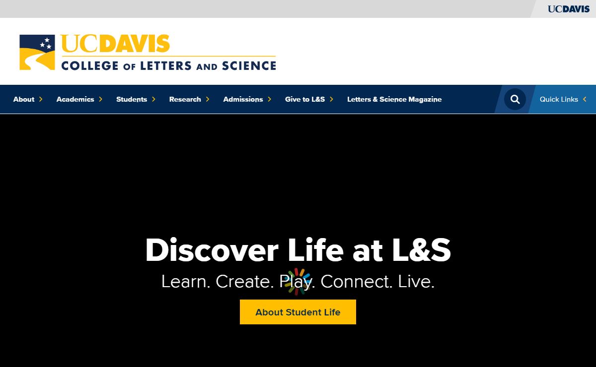 Home | UC Davis College of Letters and Science
