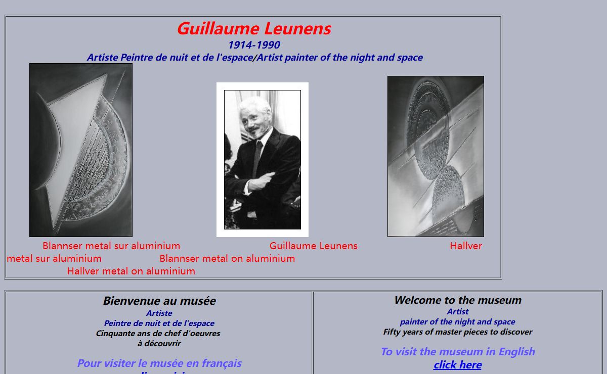 index Guillaume Leunens flemish painter