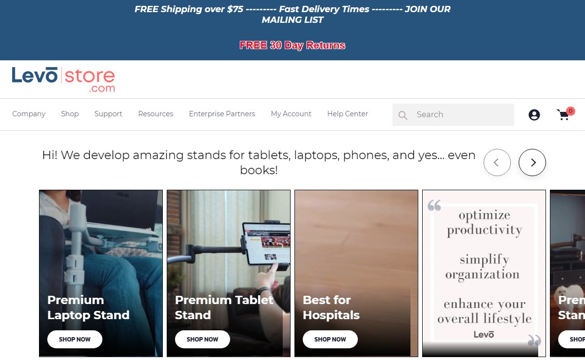 Tablet, Laptop, Phone Stands and Accessories