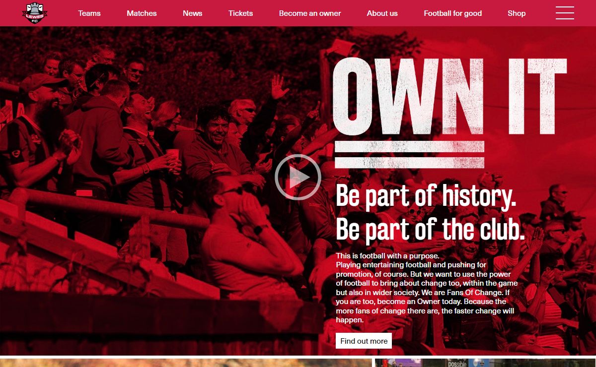Lewes Community Football Club – Lewes Football Club is an English football club based in Lewes, East Sussex, who play at The Dripping Pan. Women's team play in the FA Women's Championship, men's team play in the Isthmian Premier League. #EqualityFC