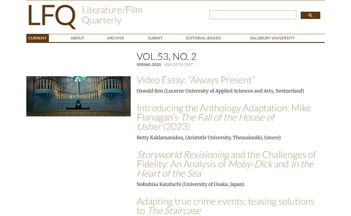 Literature/Film Quarterly