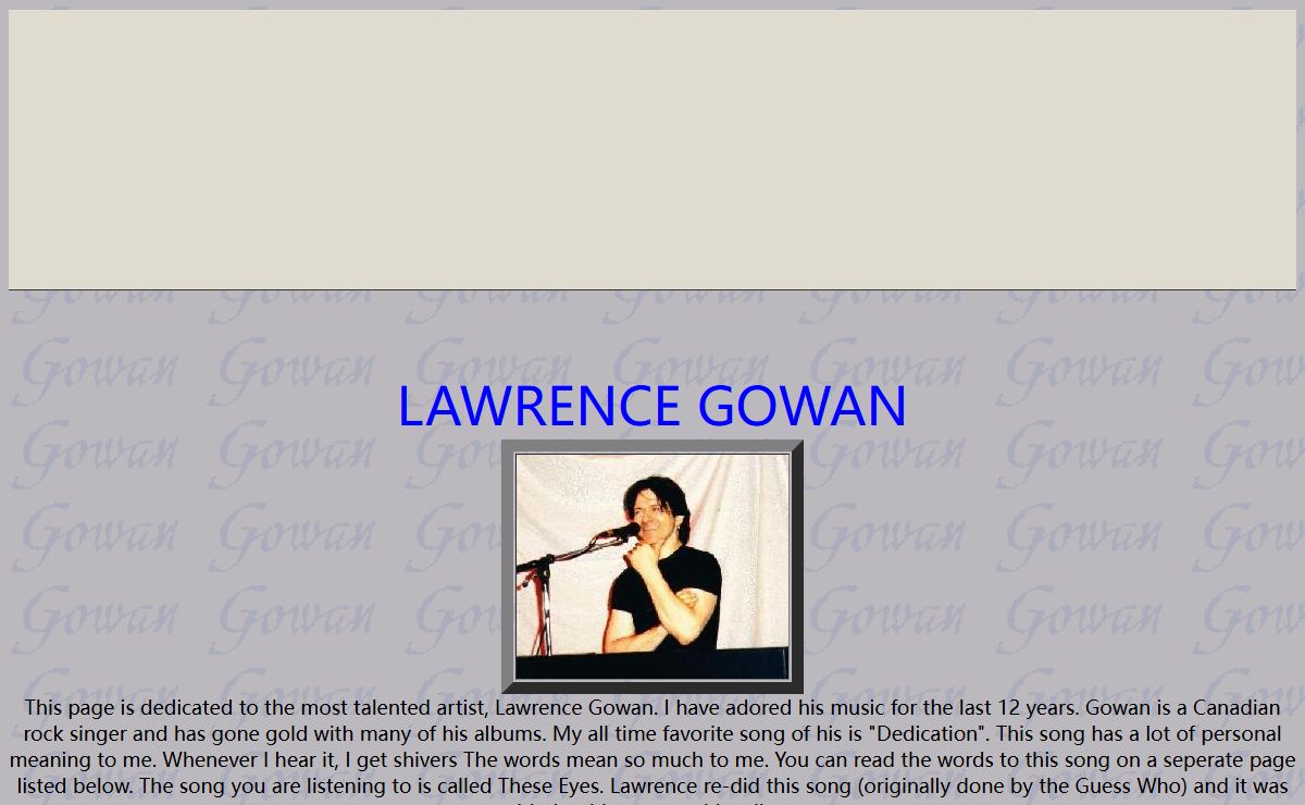 MARY JANE'S GOWAN PAGE!!