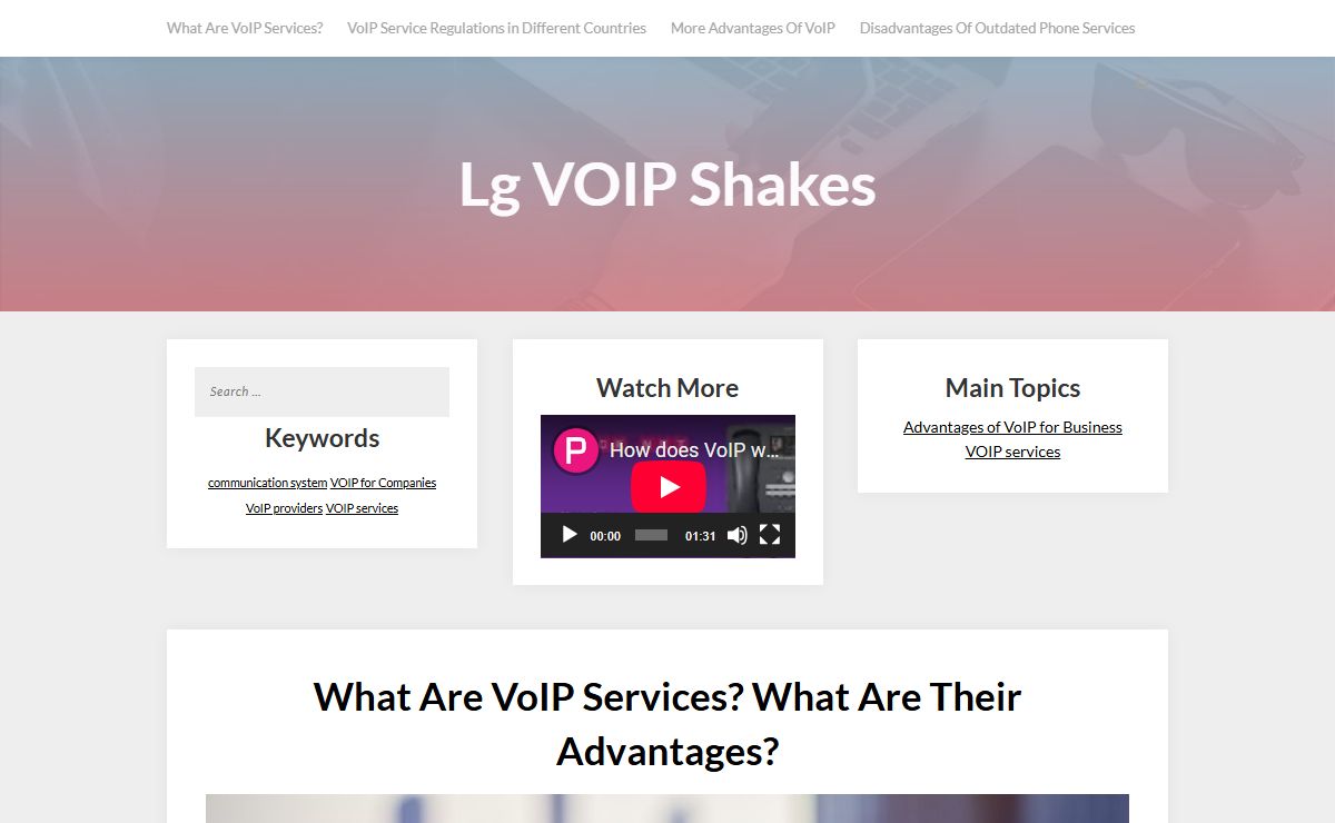 Lg VOIP Shakes – Connect your business team with Voip technology