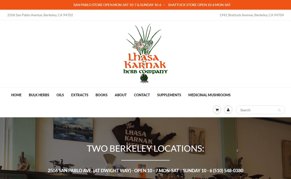 Quality Herbs, Essential Oils, Natural | Lhasa Karnak Herb Company