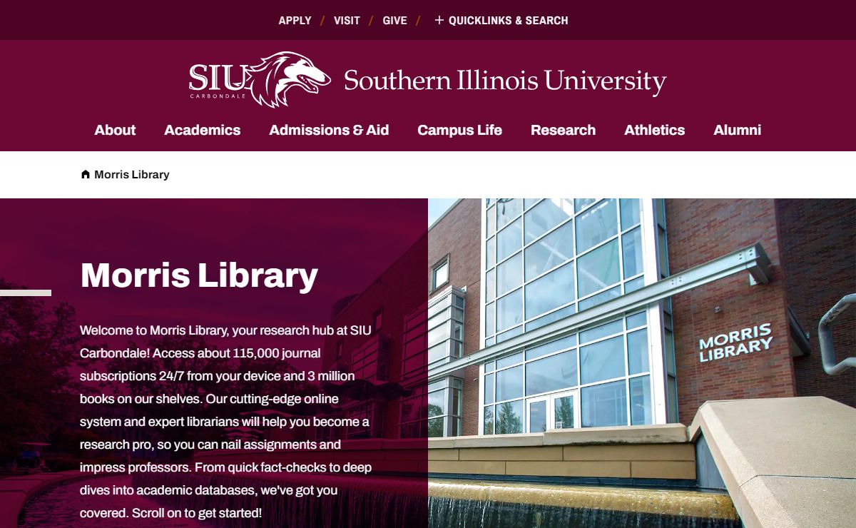Morris Library | Morris Library | SIU