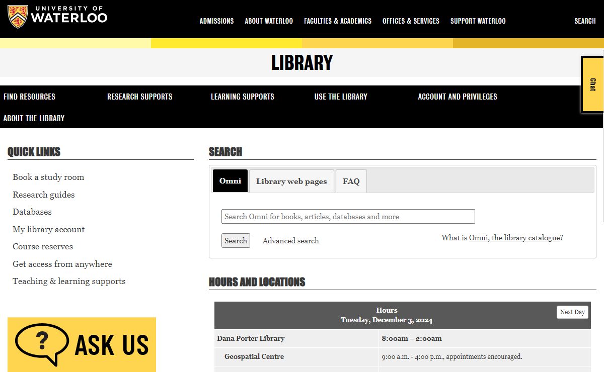 Library | University of Waterloo Library