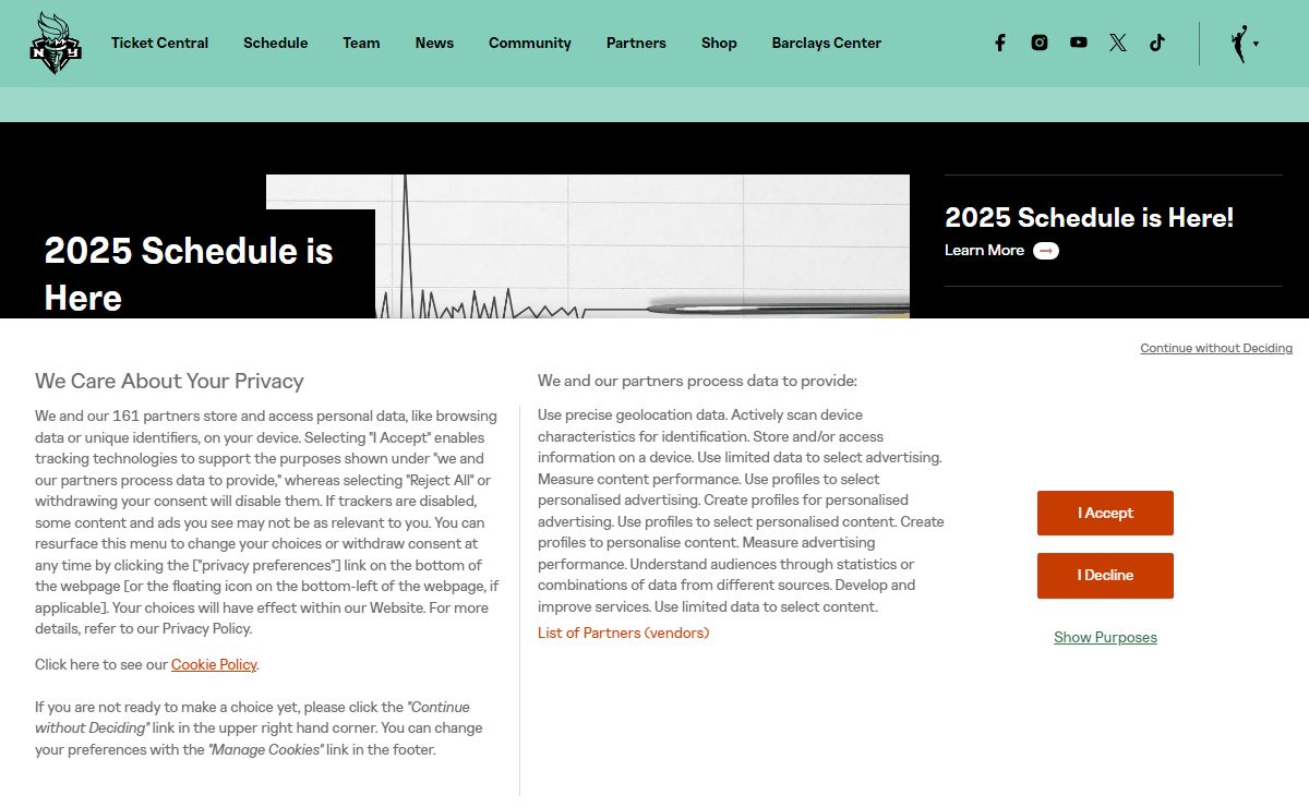 Official Site of the New York Liberty