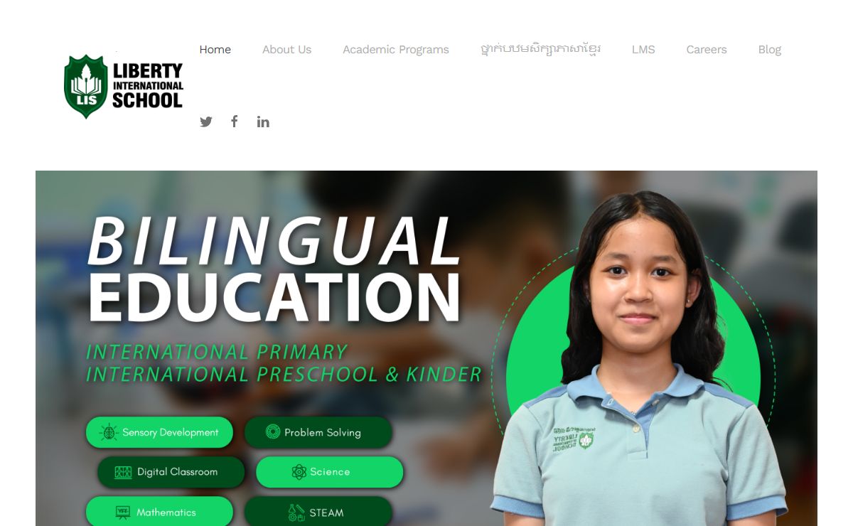 Liberty International School, Phnom Penh, Cambodia - Home