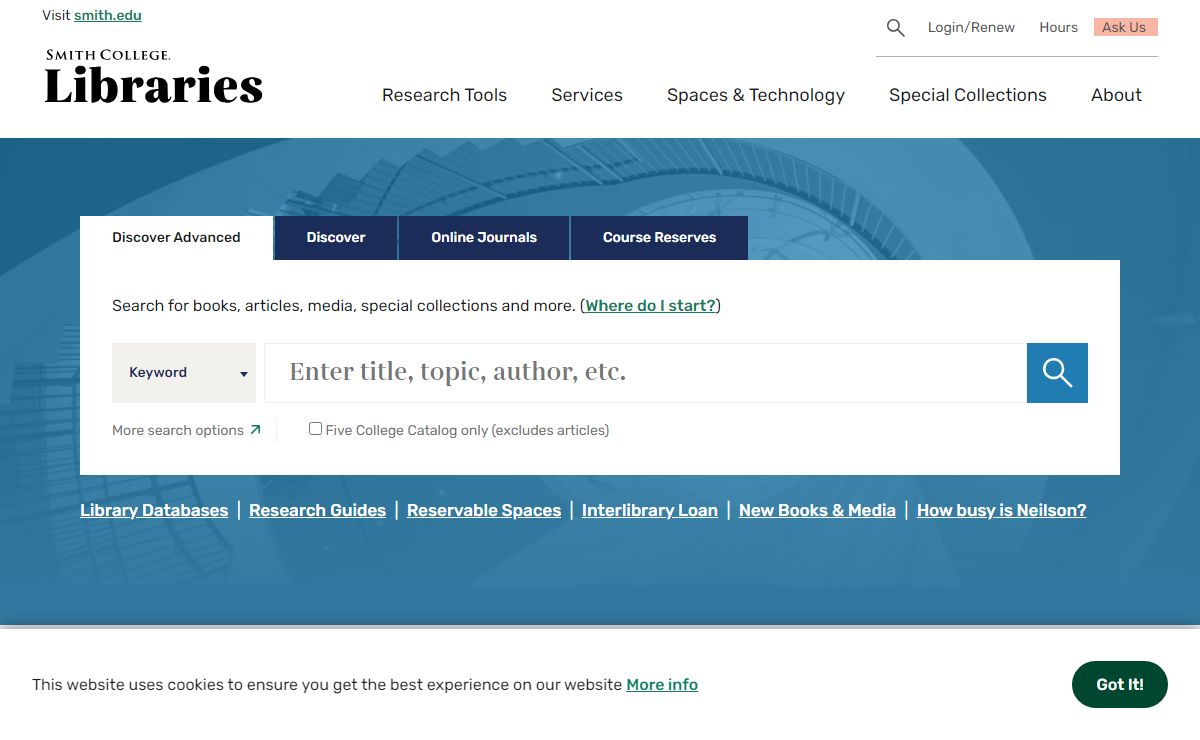 Home: Libraries | Smith College Libraries