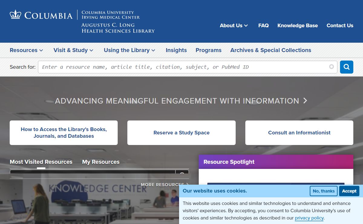 Welcome to Augustus C. Long Health Sciences Library | Augustus C. Long Health Sciences Library