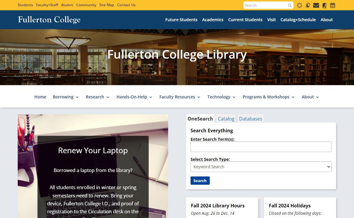 Fullerton College Library
