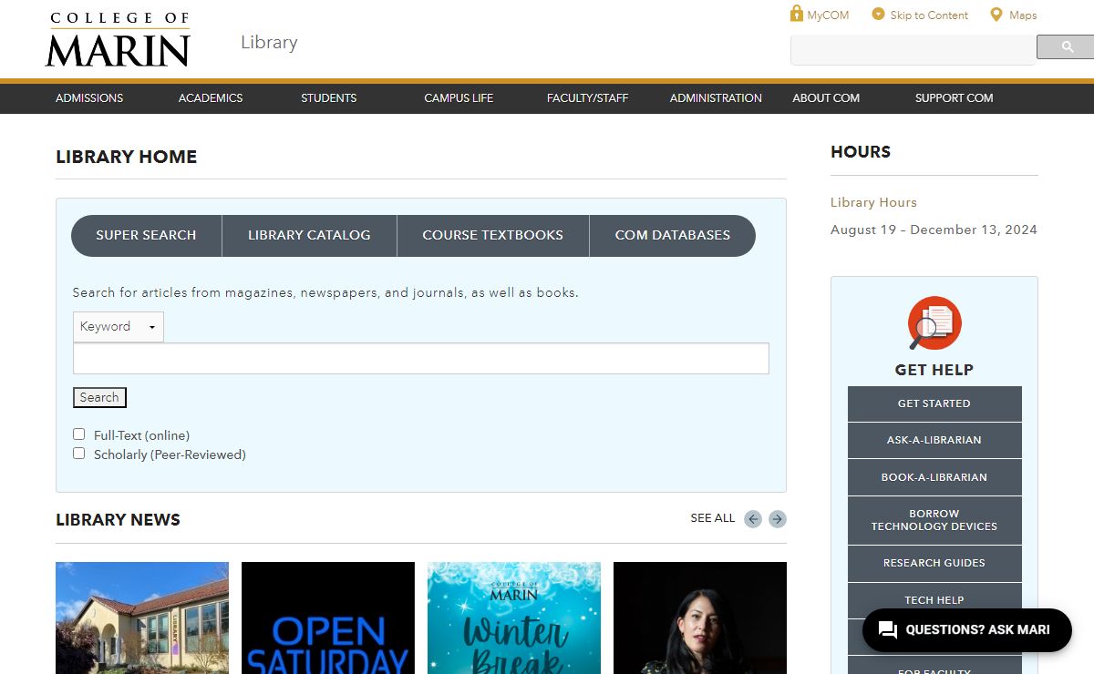 Library | Library Home