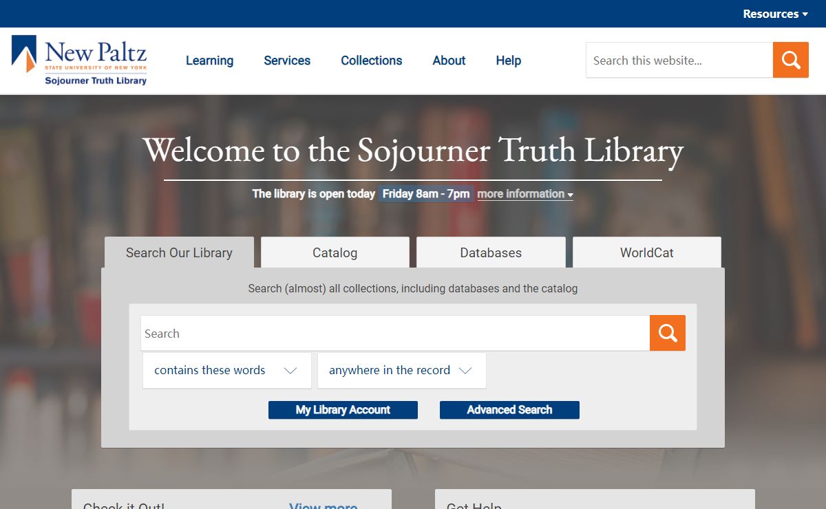SUNY New Paltz Library
