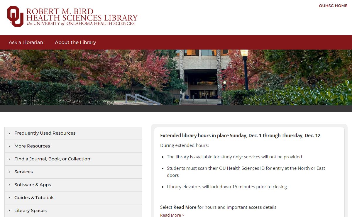 Robert Bird Library Home