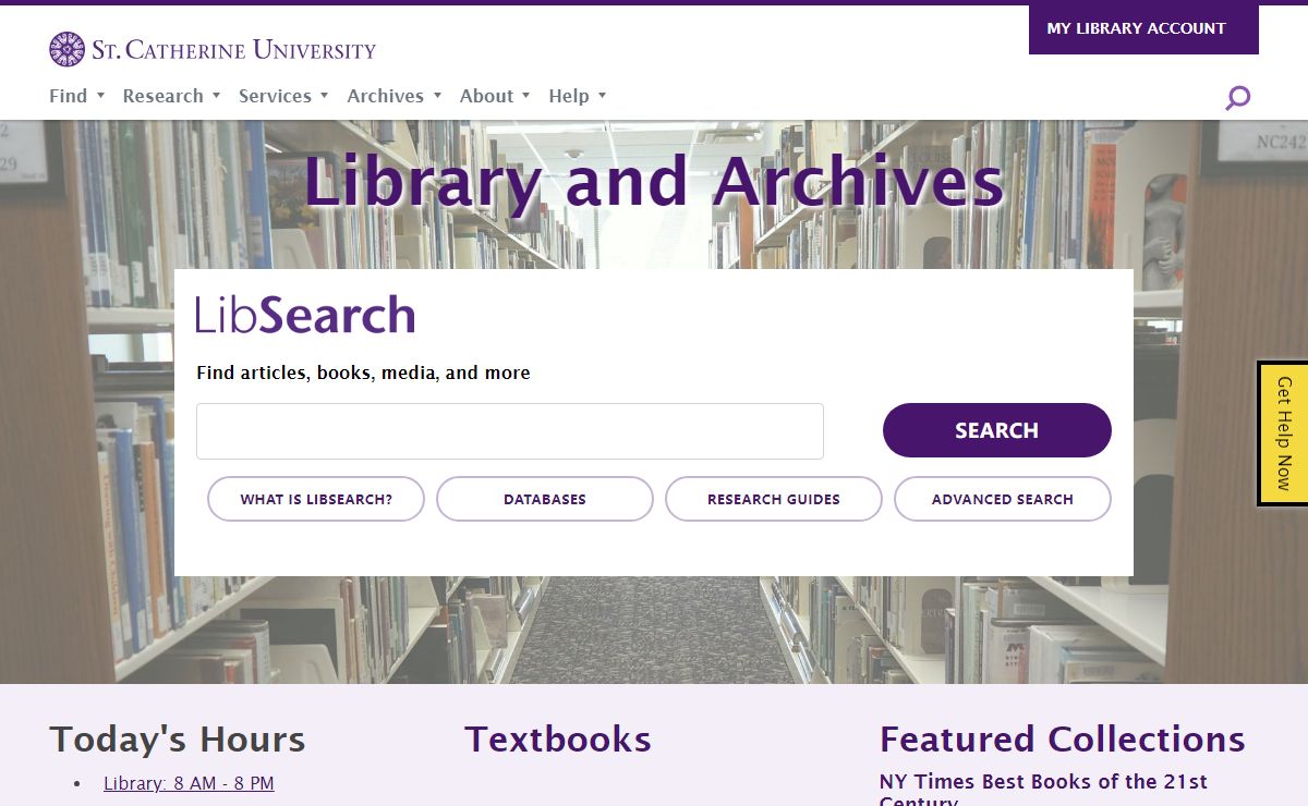 St. Catherine University Library and Archives | St. Paul, Minnesota
