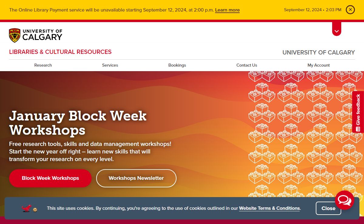 University of Calgary Libraries & Cultural Resources | University of Calgary Library