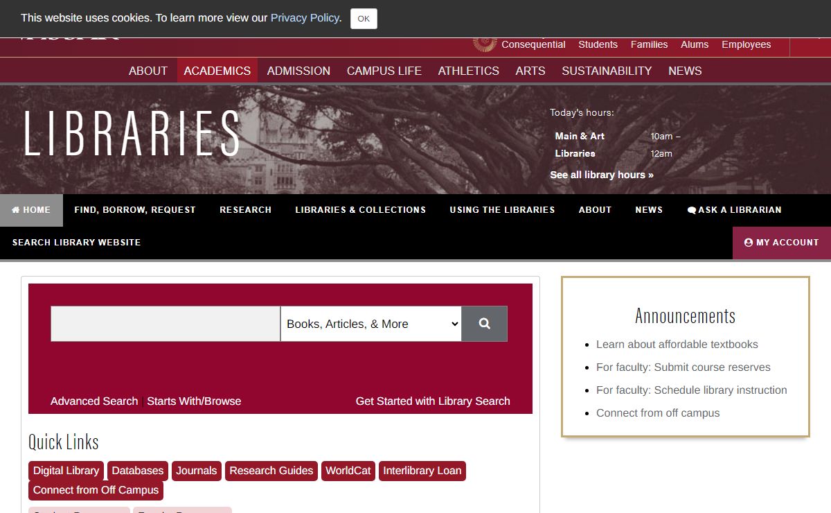 Home - Libraries at Vassar College