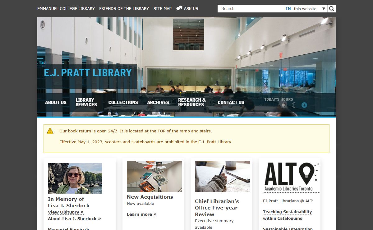 E.J. Pratt Library