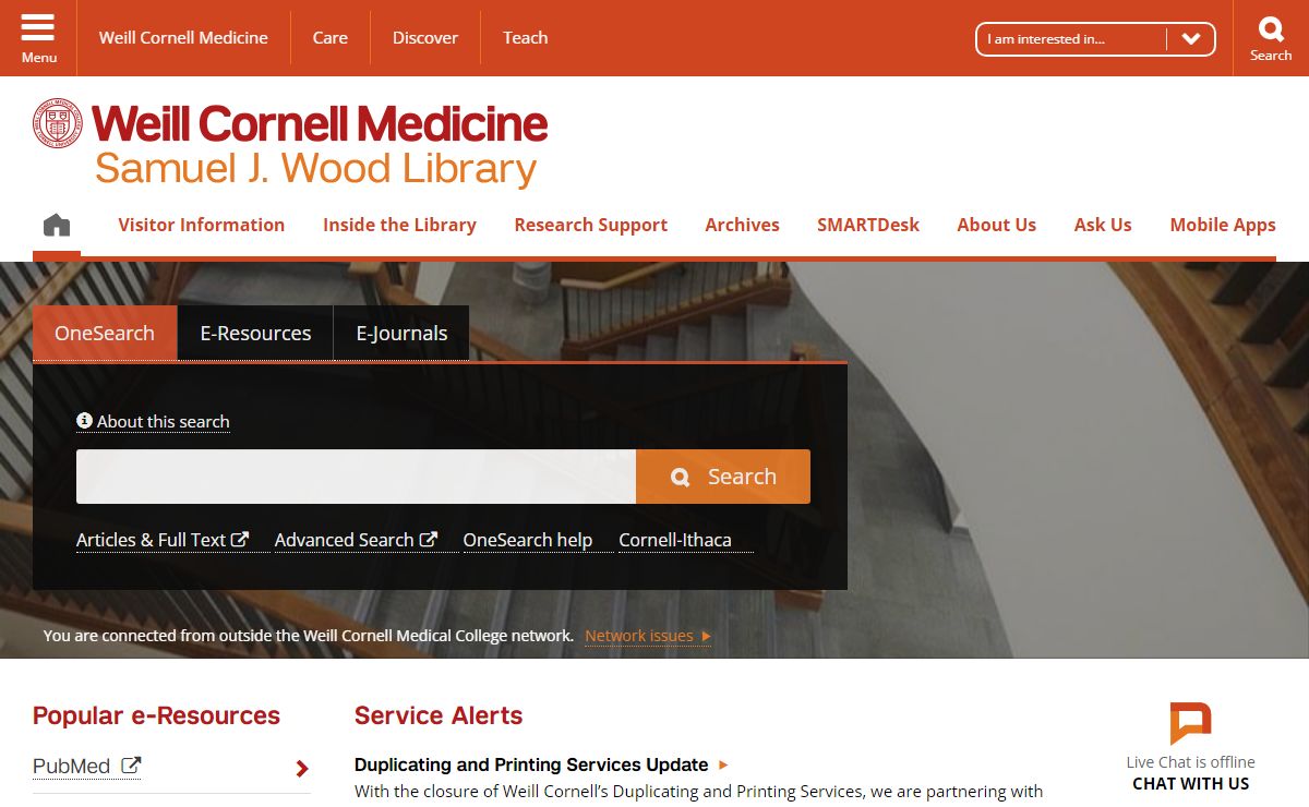 Weill Cornell Medicine Samuel J. Wood Library | Weill Cornell Medicine
