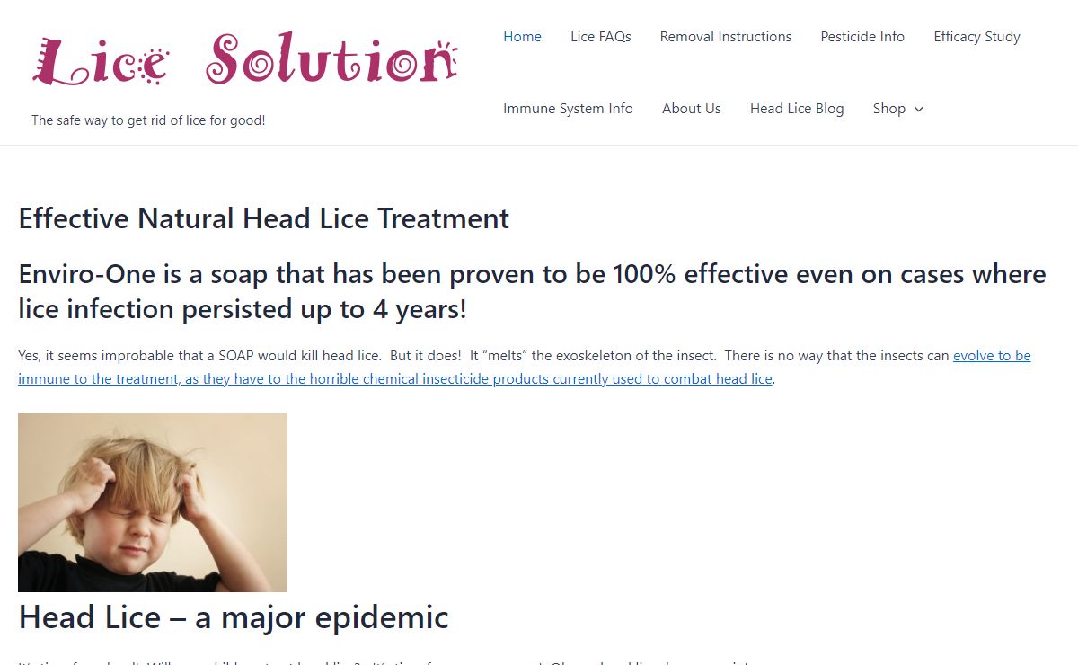 Head Lice : Natural Solutions, Instructions, Information
