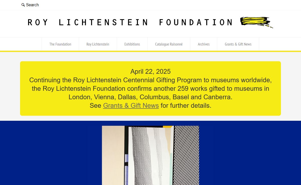 Roy Lichtenstein Foundation – Roy Lichtenstein Foundation