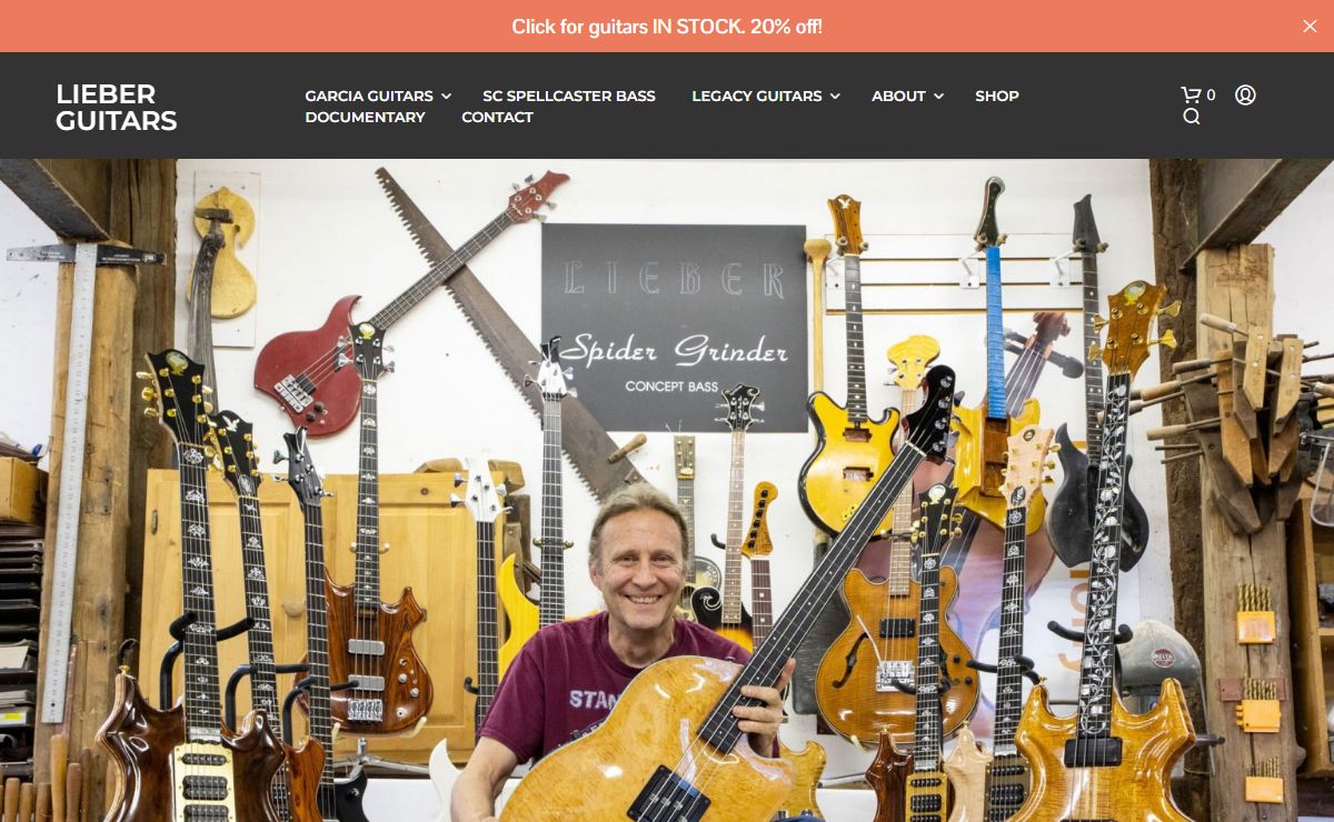Lieber Guitars - Handcrafted Instruments by Master Luthier
