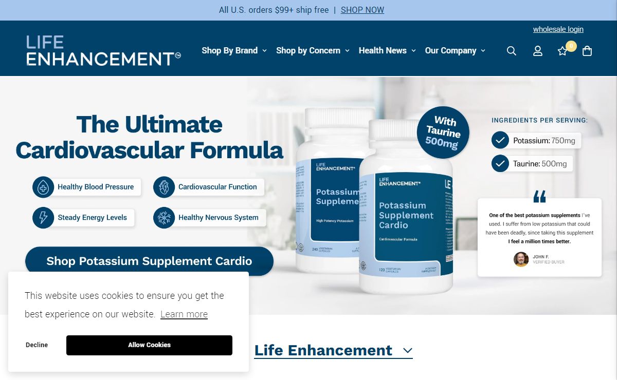 Life Enhancement - Top Quality Vitamins and Health Supplement Products