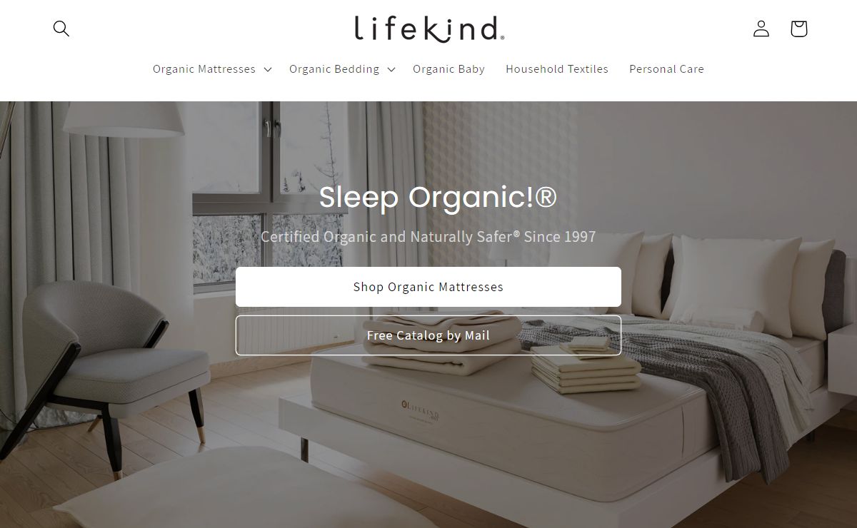 Lifekind® Certified Organic and Naturally Safer® Since 1997
