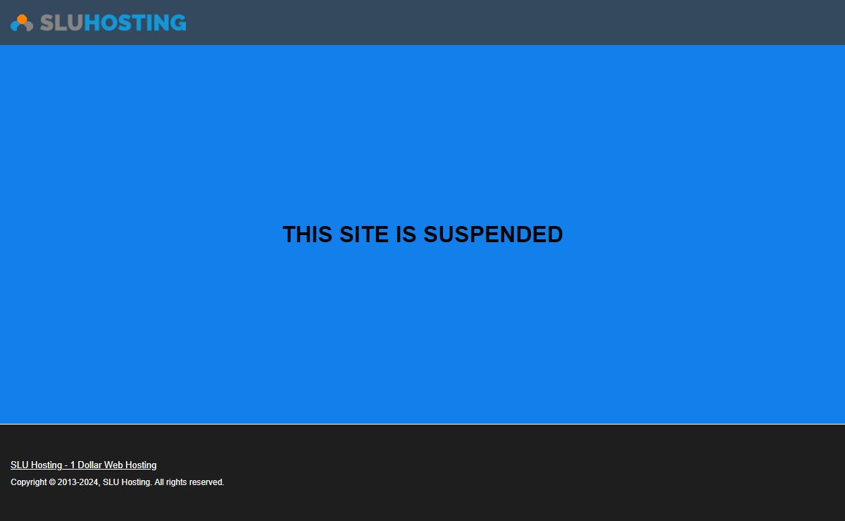 This Site Is Suspended