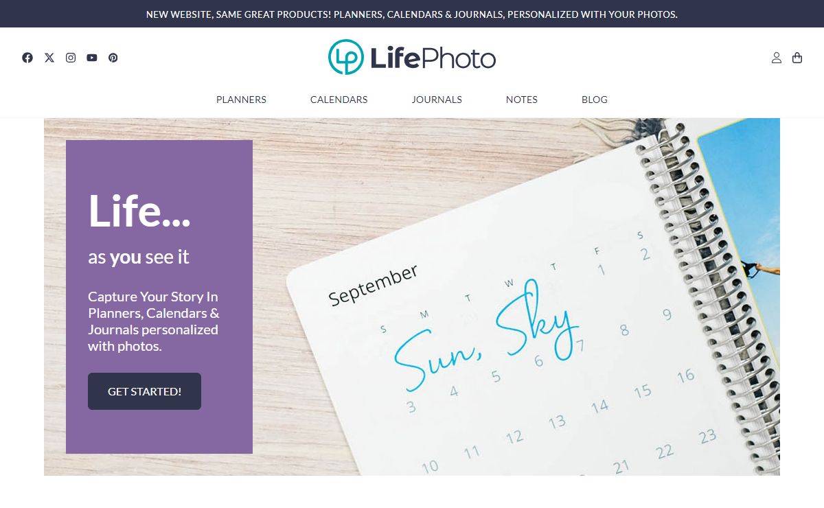 Home | Planners, Calendars, Journals & Notepads | Life Photo