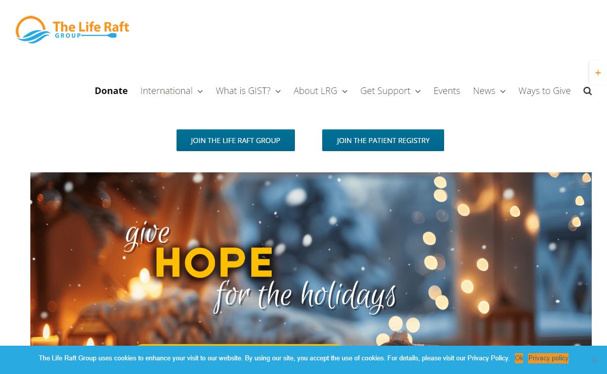 GIST Support (Gastrointestinal Stromal Tumor) The Life Raft Group -