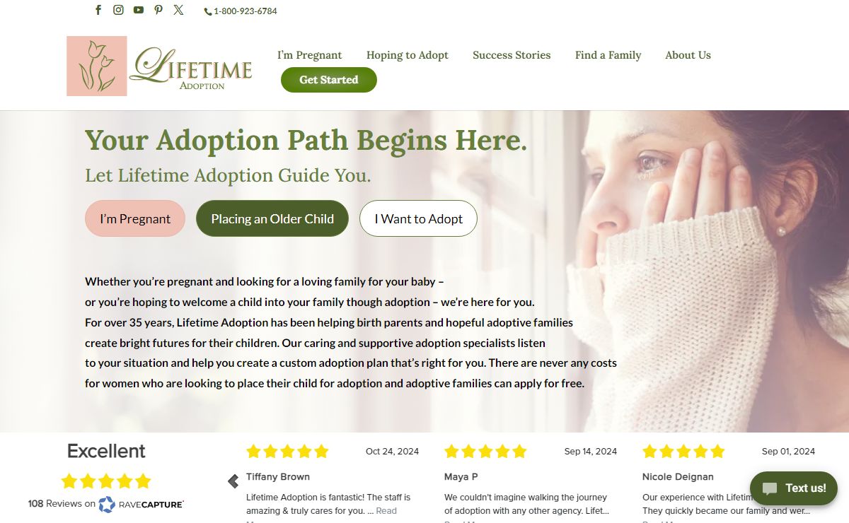 Lifetime Adoption Agency | Open Adoption & Domestic Adoption