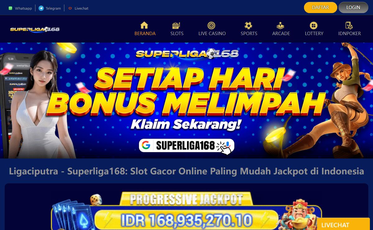 Ligaciputra - Superliga168: Slot Gacor Online Paling Mudah Jackpot di Indonesia