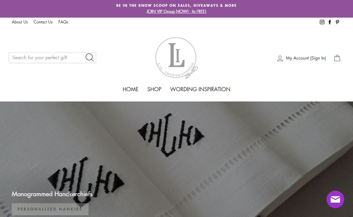 Premium Handkerchiefs Personalized, Blankets Embroidered Monogrammed – lil-inspirations