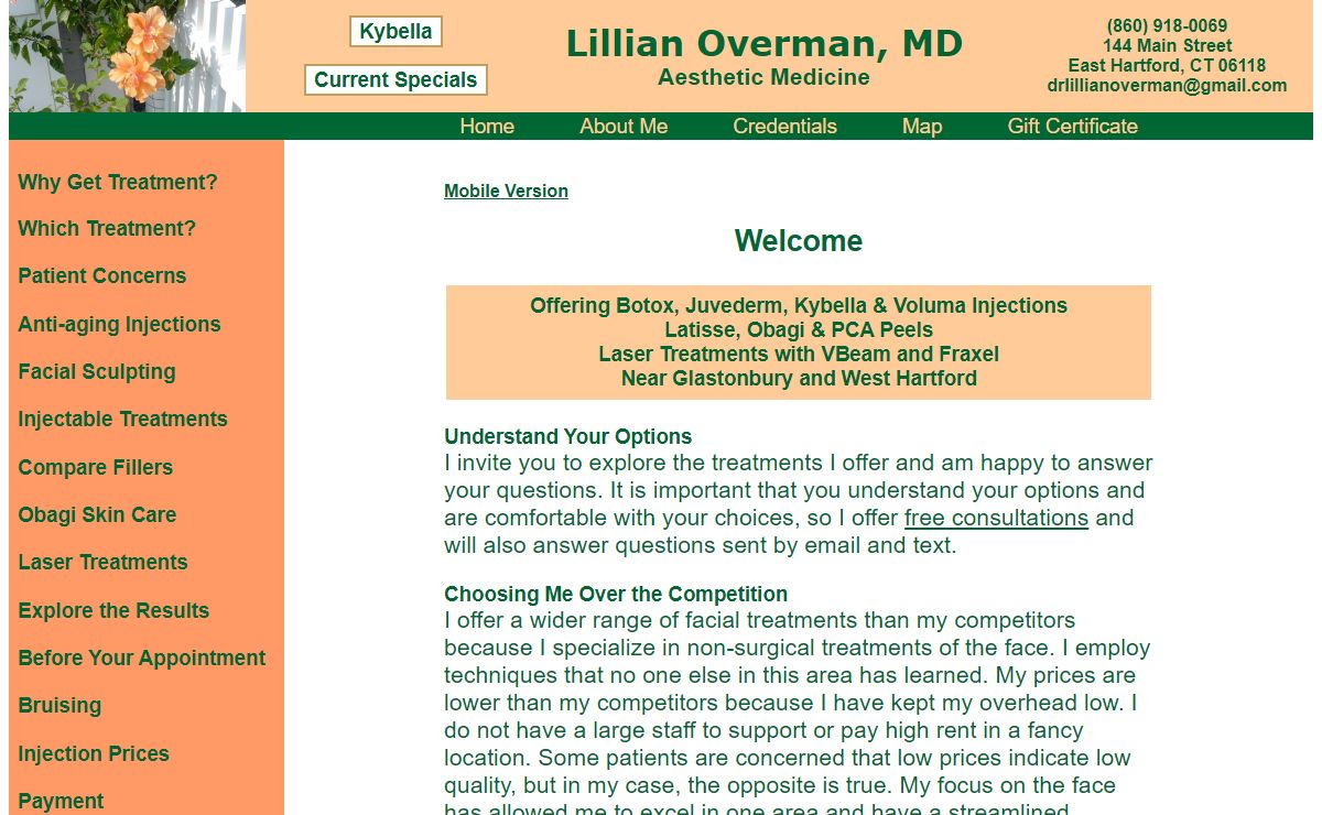Lillian Overman MD – Home