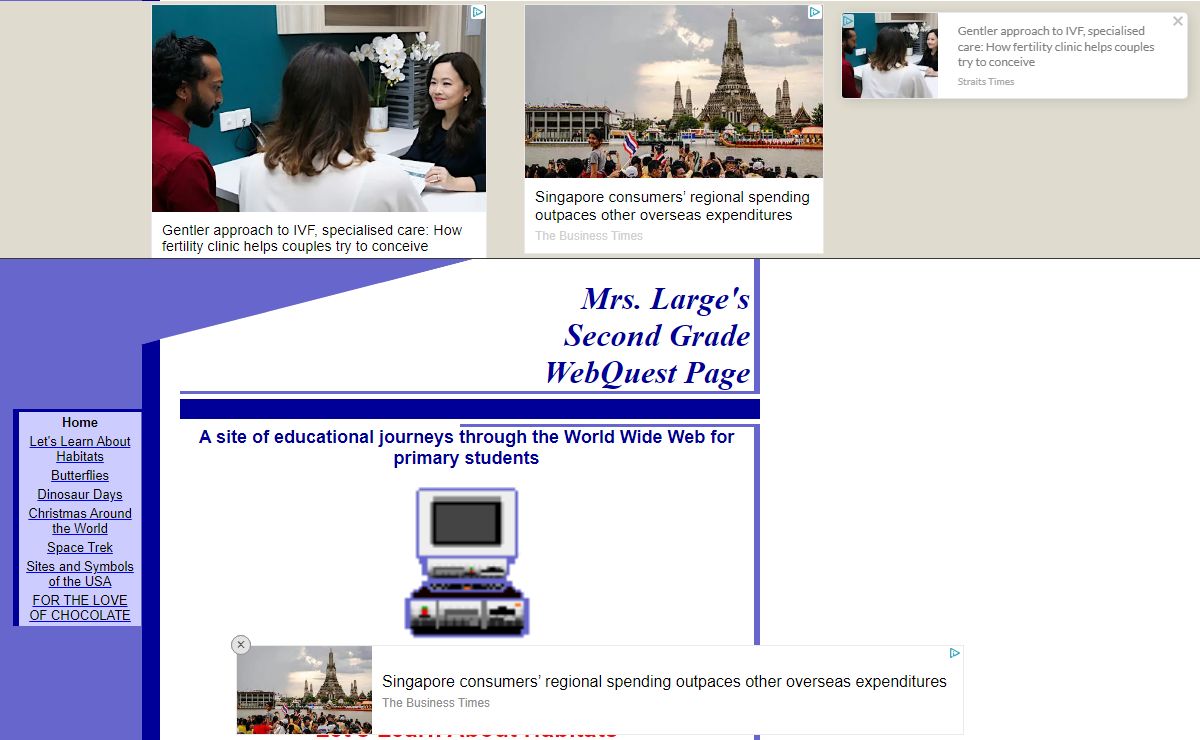 Mrs. Large's Second Grade WebQuest Page