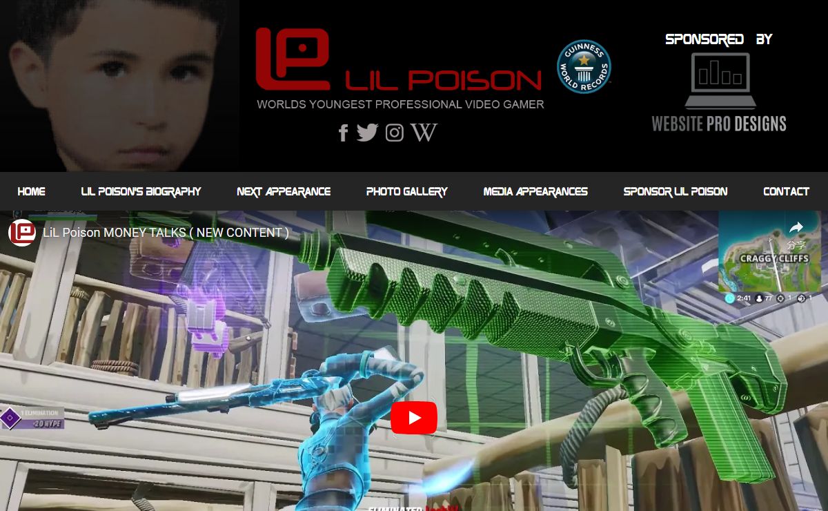 LiL Poison - The Youngest Pro Gamer in the World!
