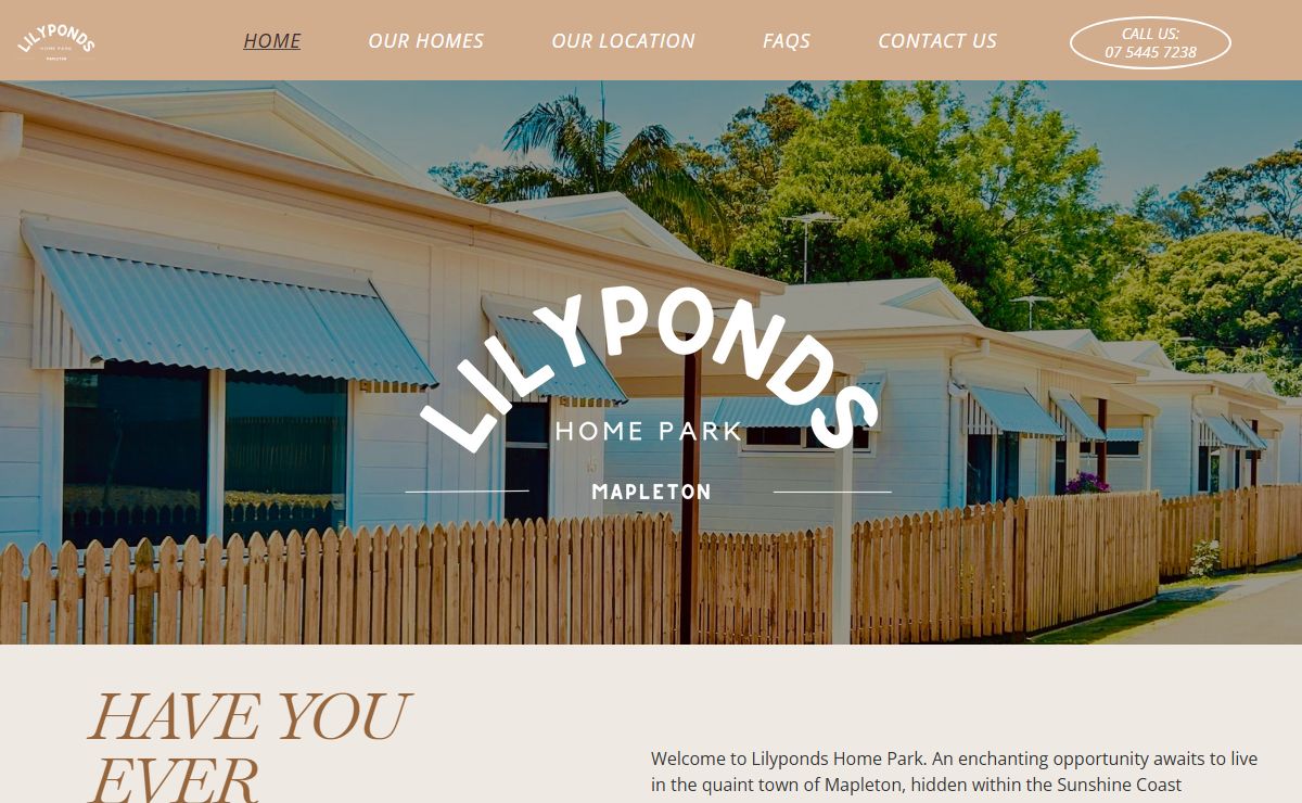 Home - Lilyponds Home Park