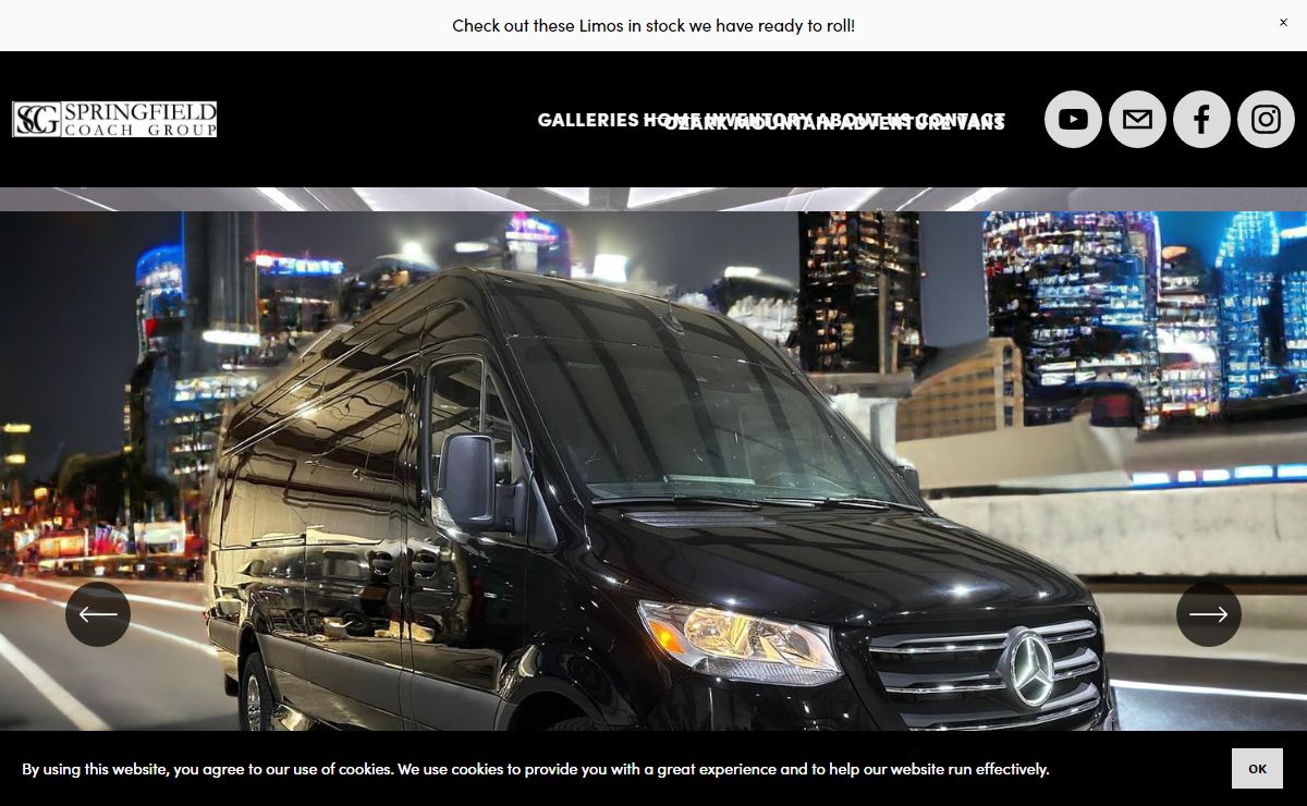 Springfield Coach Group | Ozark Mountain Adventure Vans