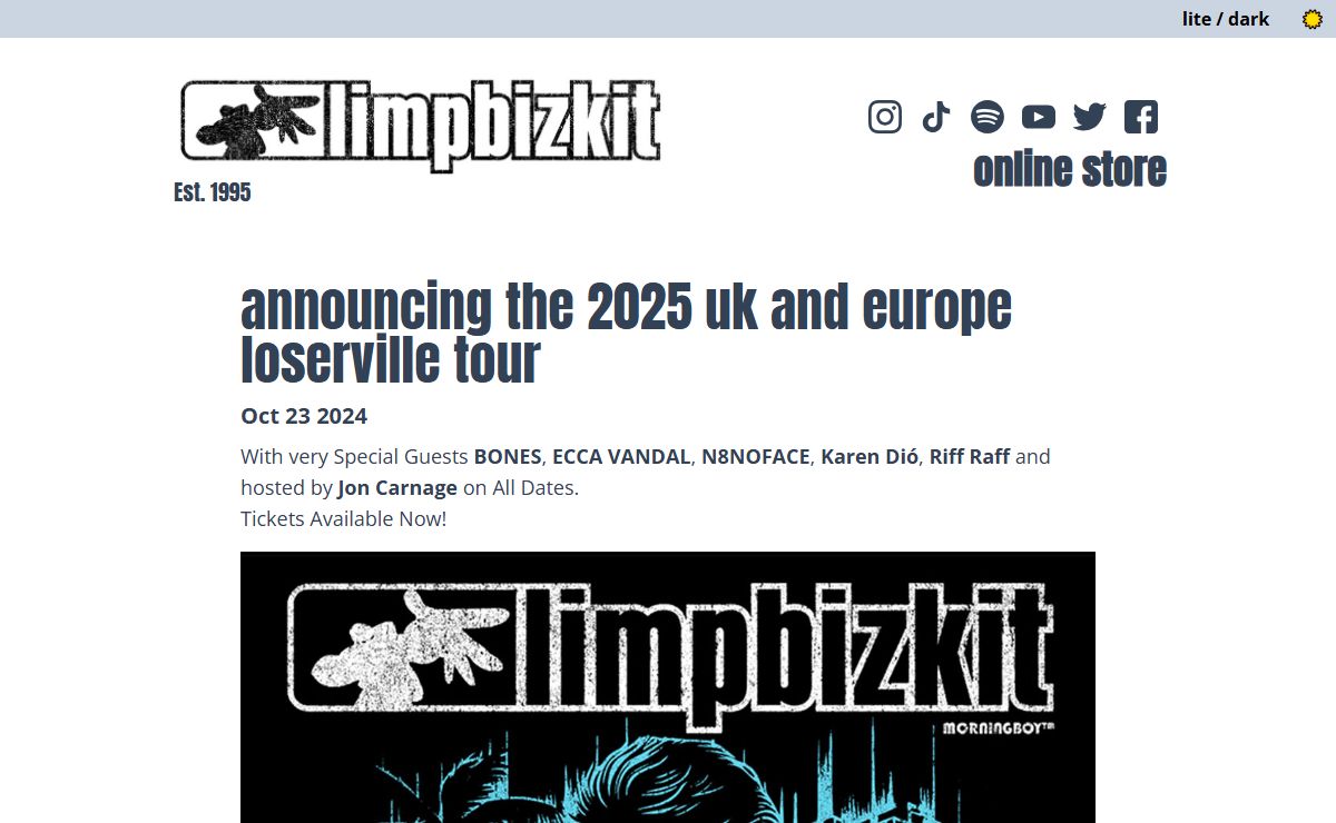 LIMP BIZKIT - Est. 1995